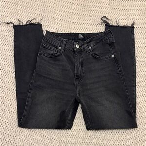 BDG Charcoal Distressed Denim Pants